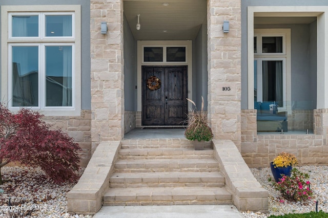 view of entrance to property