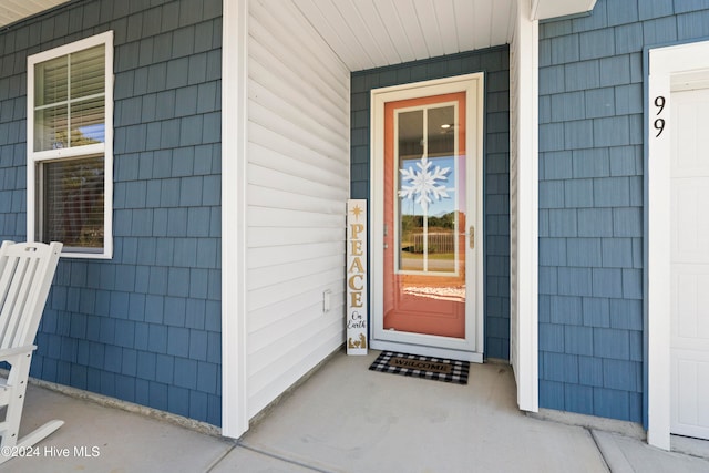 view of entrance to property