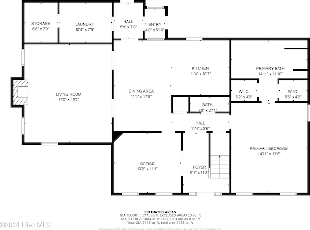 1221 NC Highway 305, Aulander, NC 27805 - view of floor plan / room layout