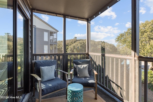 sunroom / solarium with plenty of natural light