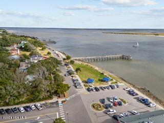 509 W 11th St, Southport, NC 28461 - aerial overview of property's location featuring a nearby body of water