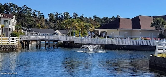 view of water feature