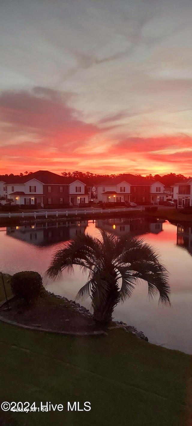 property view of water