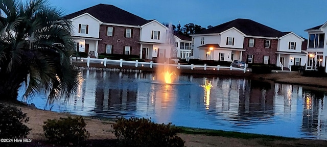 view of water feature