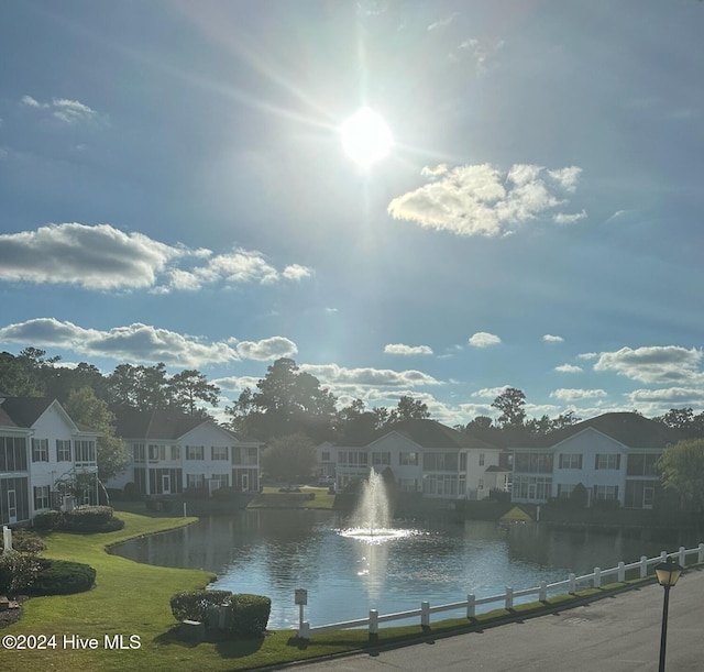 property view of water