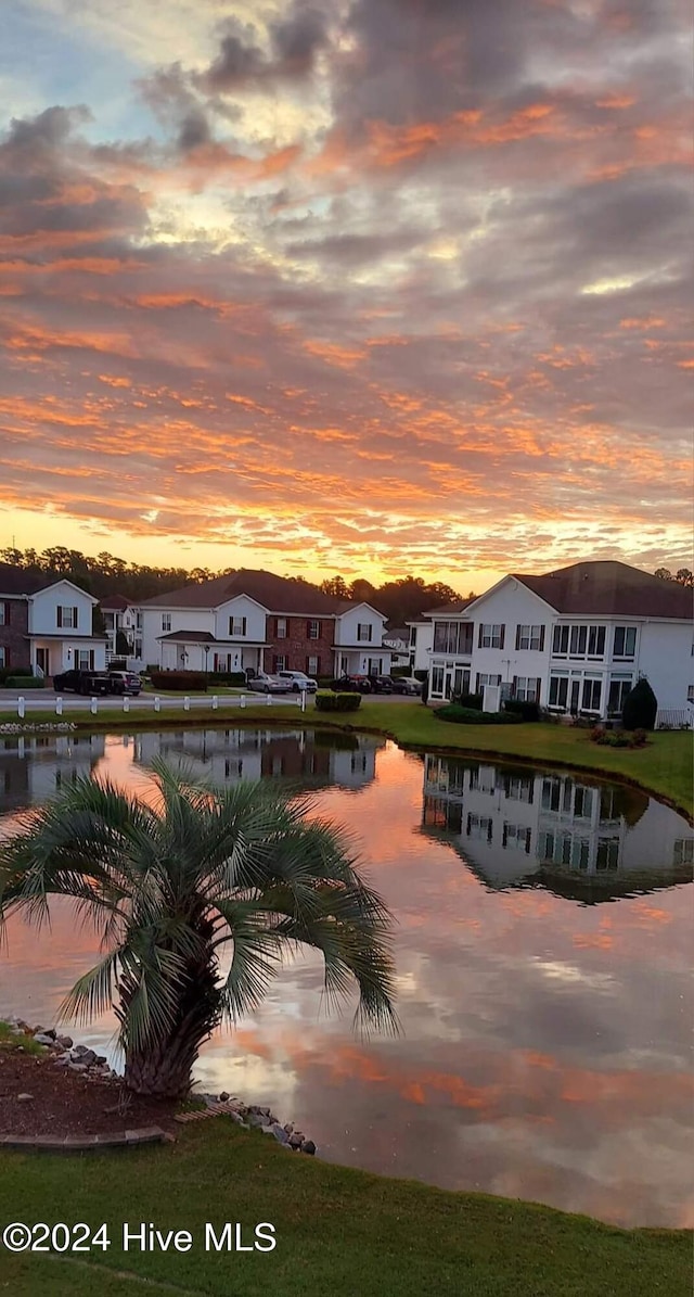 property view of water