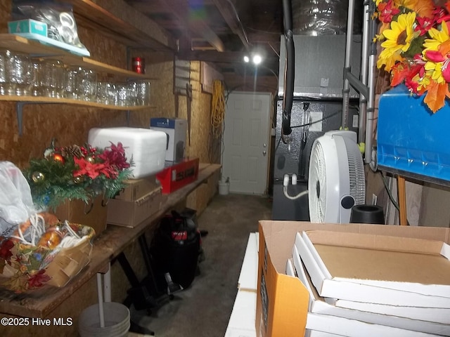 4271 Caratoke Hwy, Barco, NC 27917 - unfinished basement with washer / clothes dryer