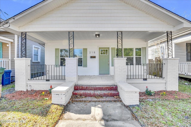 view of front of home