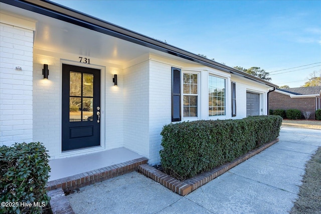 view of property entrance