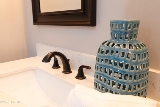 interior details with a sink
