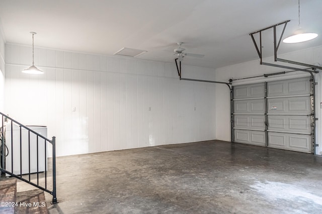 102 James Creek Rd, Southern Pines, NC 28387 - garage featuring wood walls