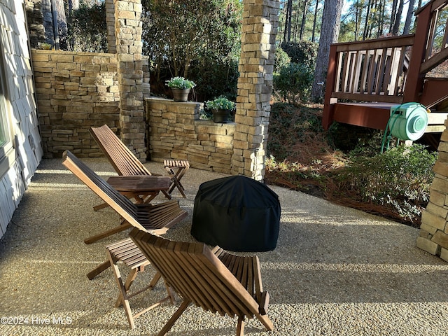 view of patio / terrace with grilling area