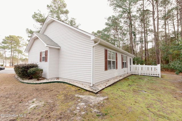 view of side of property