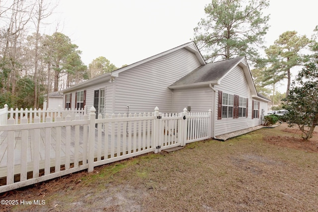 view of side of home