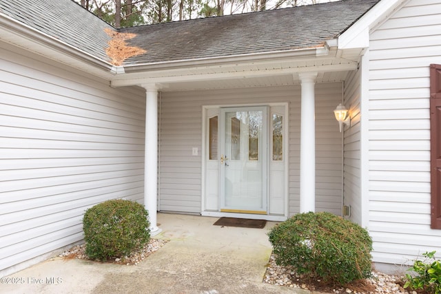 view of property entrance