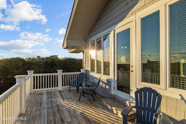 view of deck