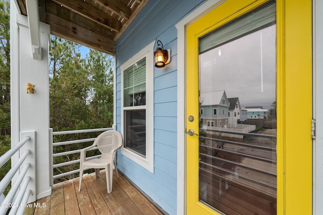 balcony with a porch