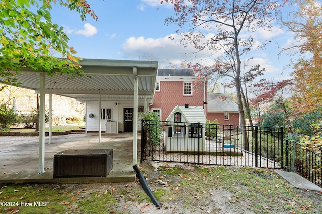 view of home's exterior with a yard