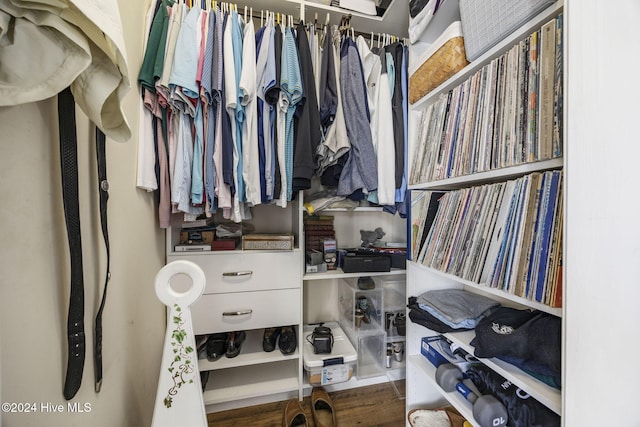 209 Hillside Dr N Unit 201, North Myrtle Beach, SC 29582 - spacious closet with wood finished floors