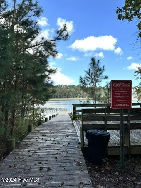 270 Hydrangea Ln, Hampstead, NC 28443 - dock with a water view