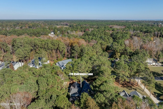 270 Hydrangea Ln, Hampstead, NC 28443 - aerial overview of property's location with a forest