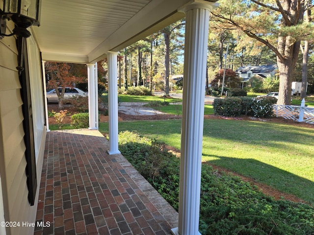 view of patio