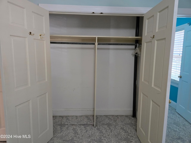 view of closet