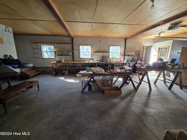 miscellaneous room featuring concrete floors