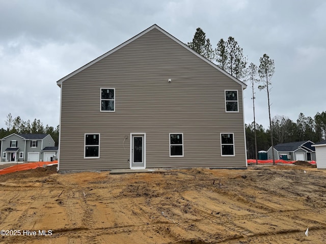 view of back of property