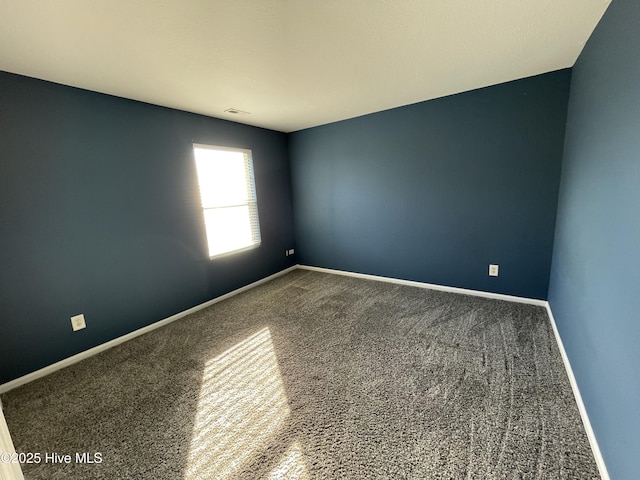 spare room featuring carpet flooring