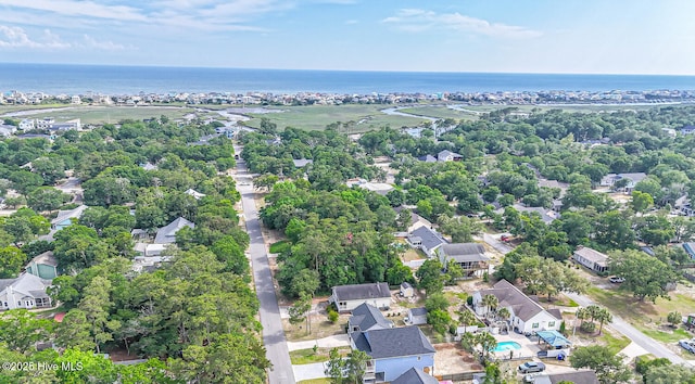 117 NW 17th St, Oak Island, NC 28465 - aerial view of residential area featuring a large body of water