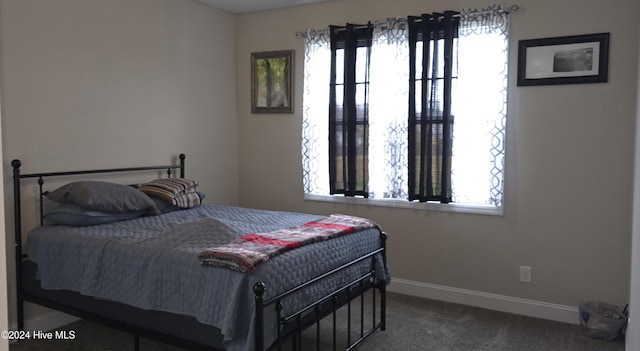 bedroom featuring carpet floors