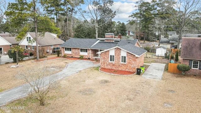 view of front of home