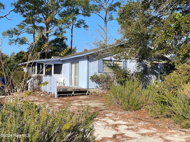 view of rear view of house