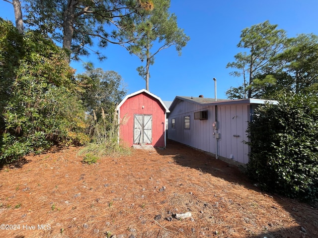 view of outdoor structure