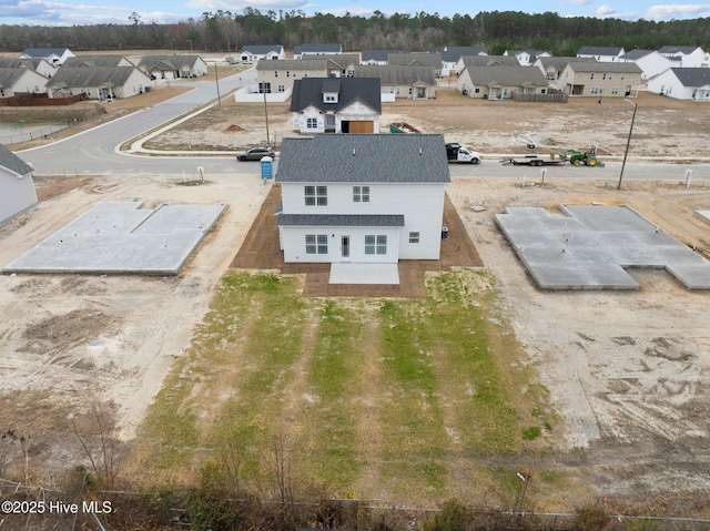 birds eye view of property featuring a residential view