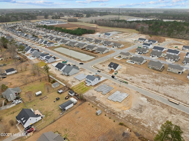 bird's eye view featuring a residential view