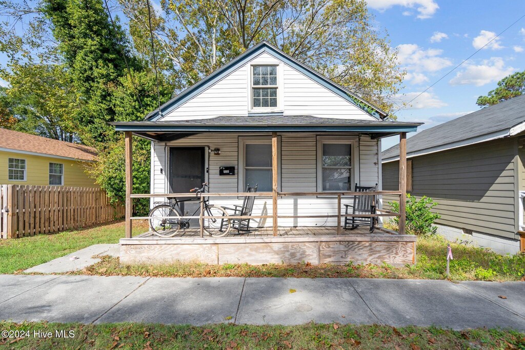 bungalow with covered porch