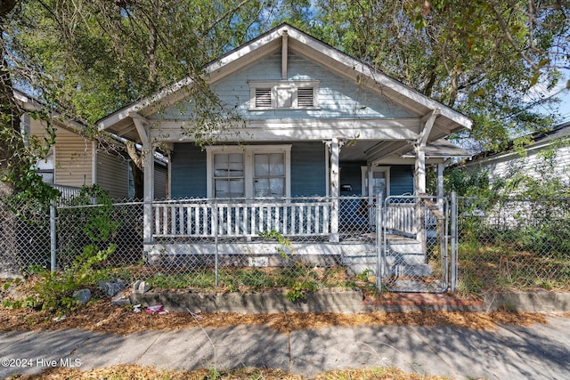 bungalow with a porch