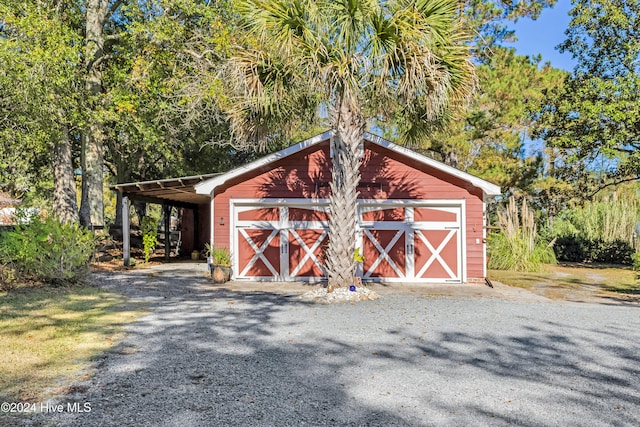 view of outbuilding