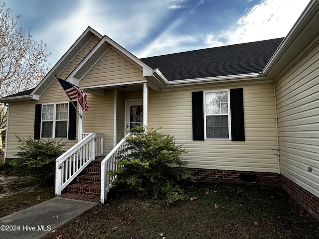 view of front of house