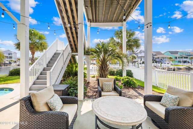 view of patio / terrace with outdoor lounge area