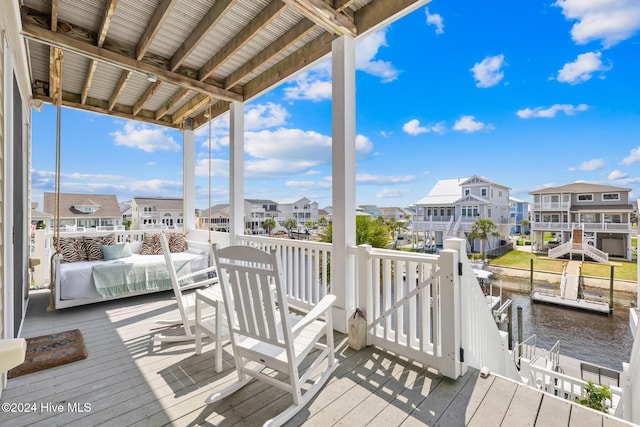 view of patio with an outdoor hangout area