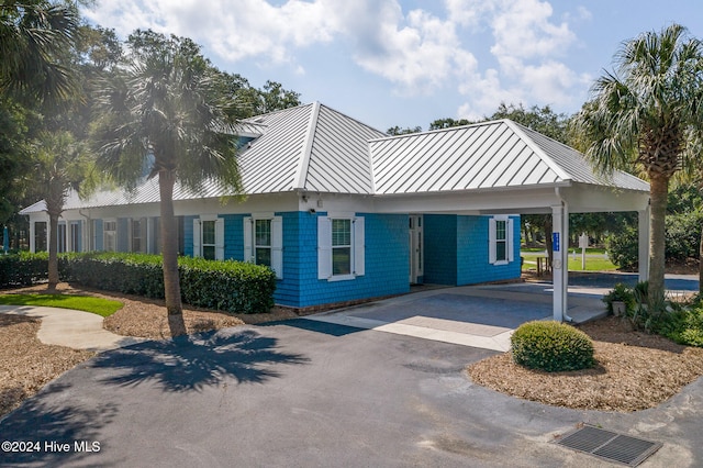 view of front of home