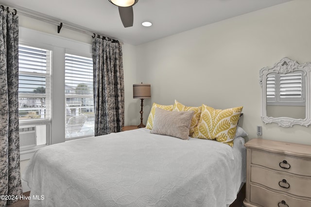25 Newport St, Ocean Isle Beach, NC 28469 - bedroom with ceiling fan