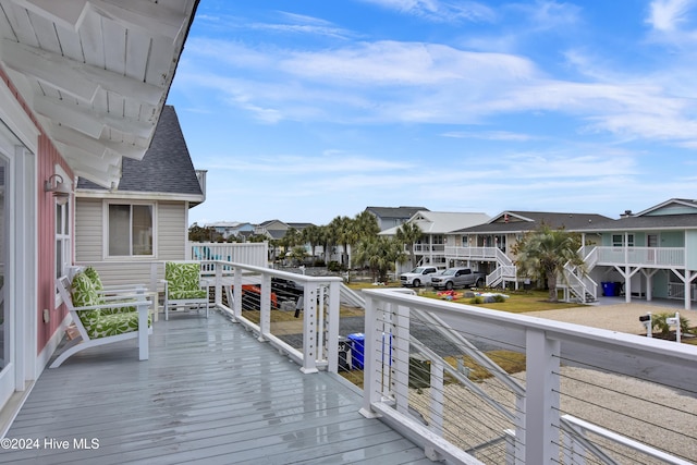 25 Newport St, Ocean Isle Beach, NC 28469 - deck with a residential view
