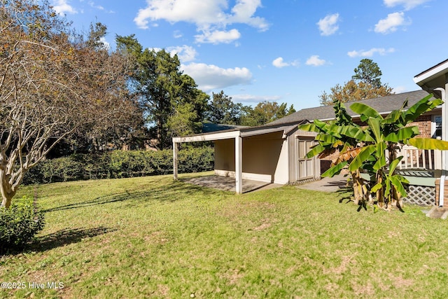 view of yard