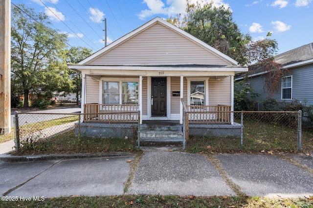 bungalow with covered porch