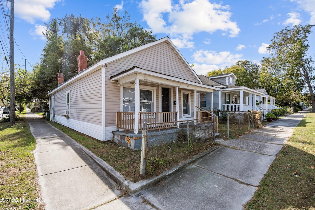 bungalow with a porch
