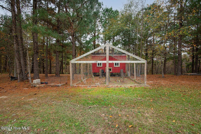 view of outbuilding